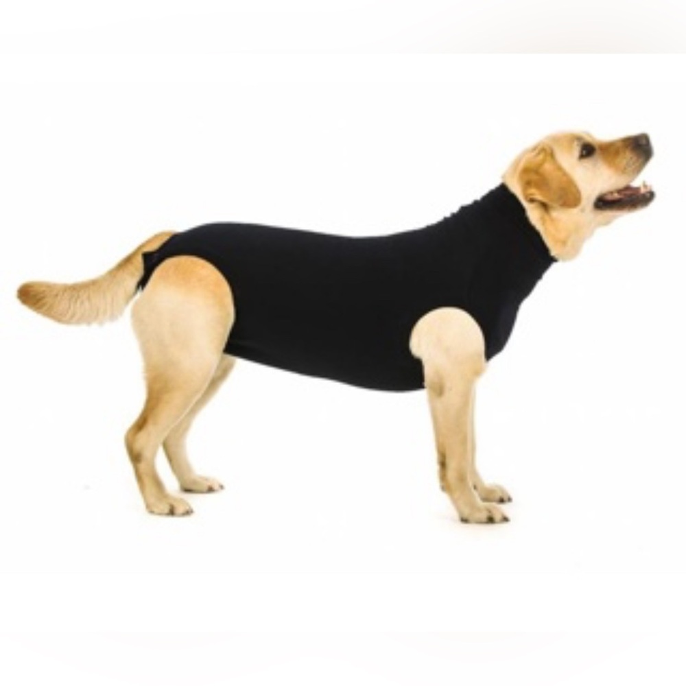 Suitical Recovery Suit for Dogs - Dog Surgery Recovery Suit Black Size: Medium